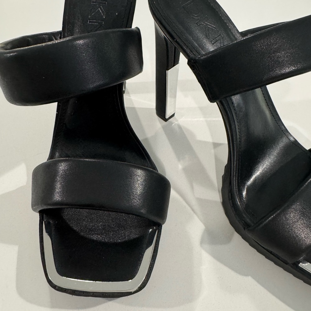 DKNY Black High Heel Sandals